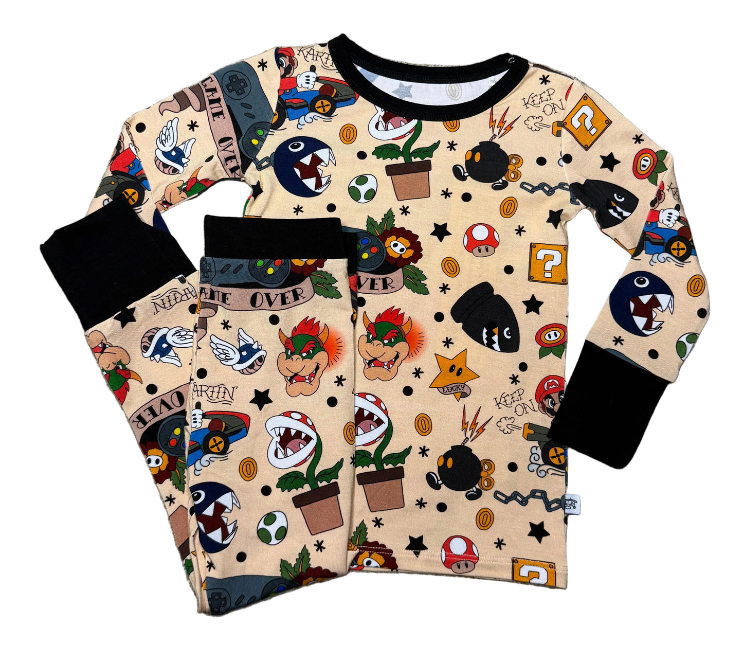 2PC Long Sleeve & Pants PJ Set