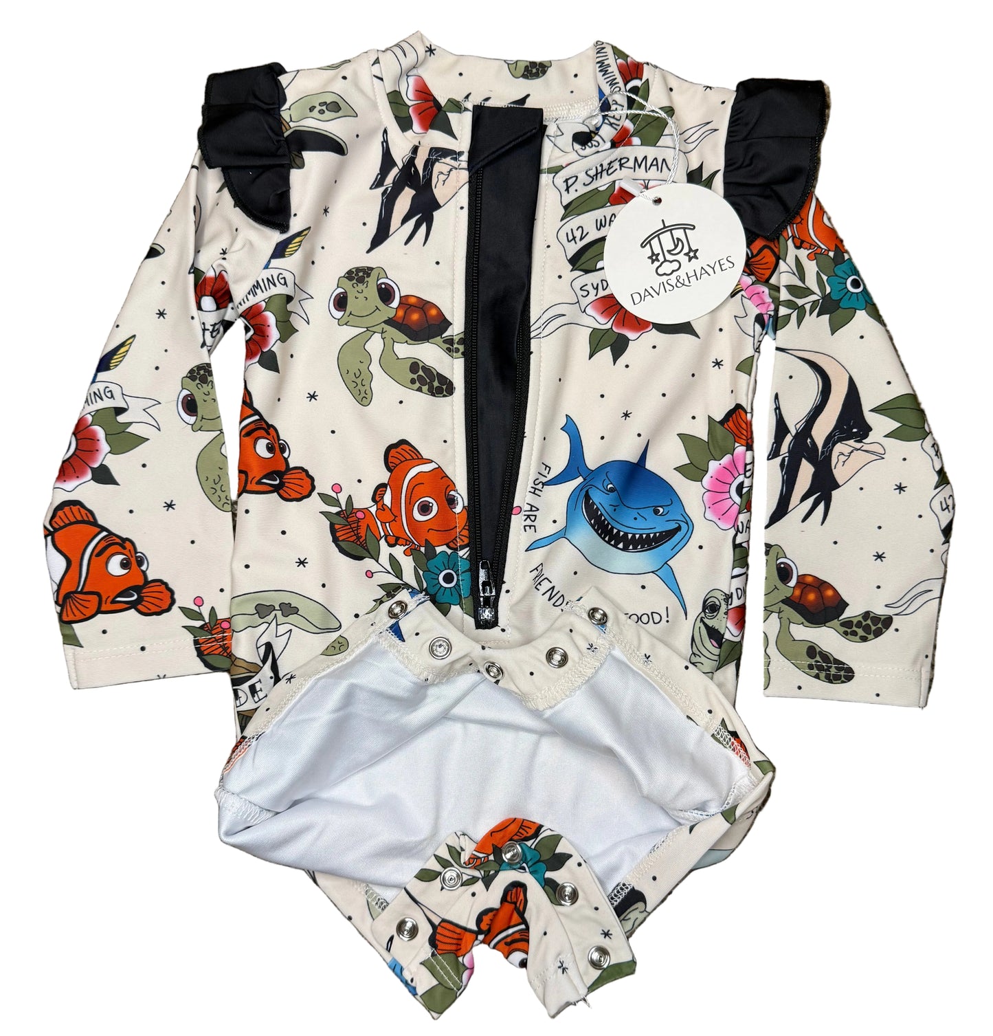 Girls One-Piece Swim