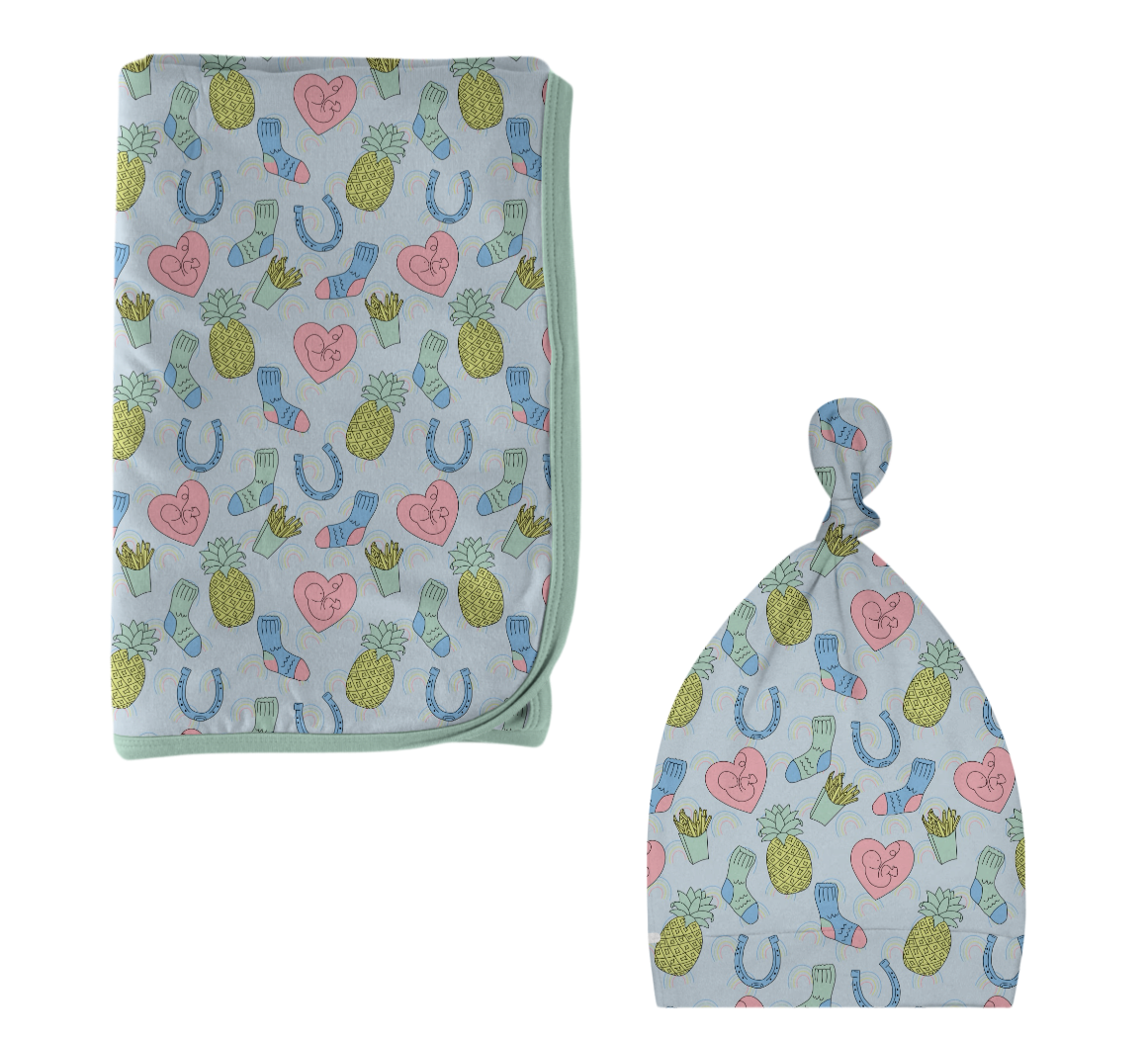 Swaddle + Hat Set