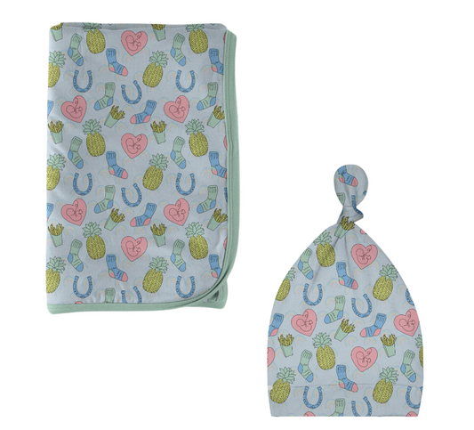 Swaddle + Hat Set