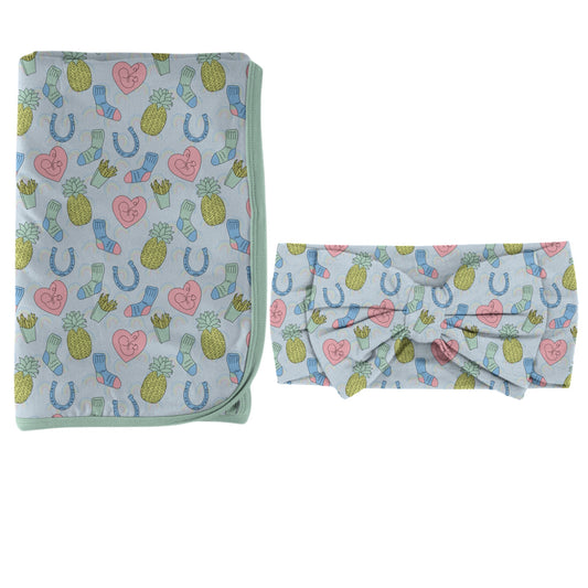 Swaddle + Bow Set