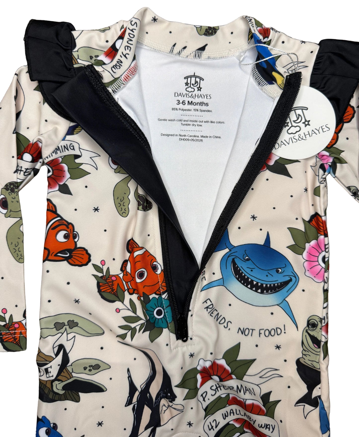 Girls One-Piece Swim