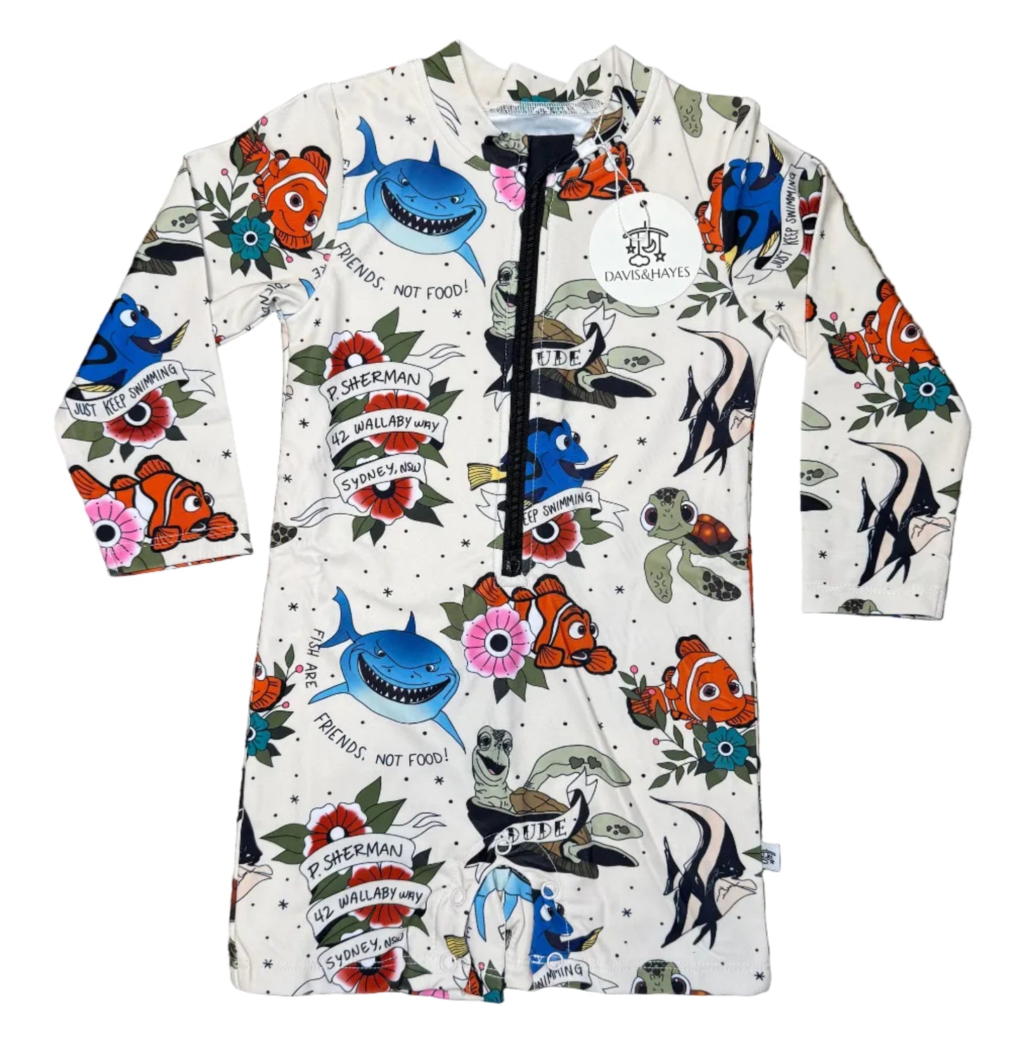 Boys One-Piece Swim