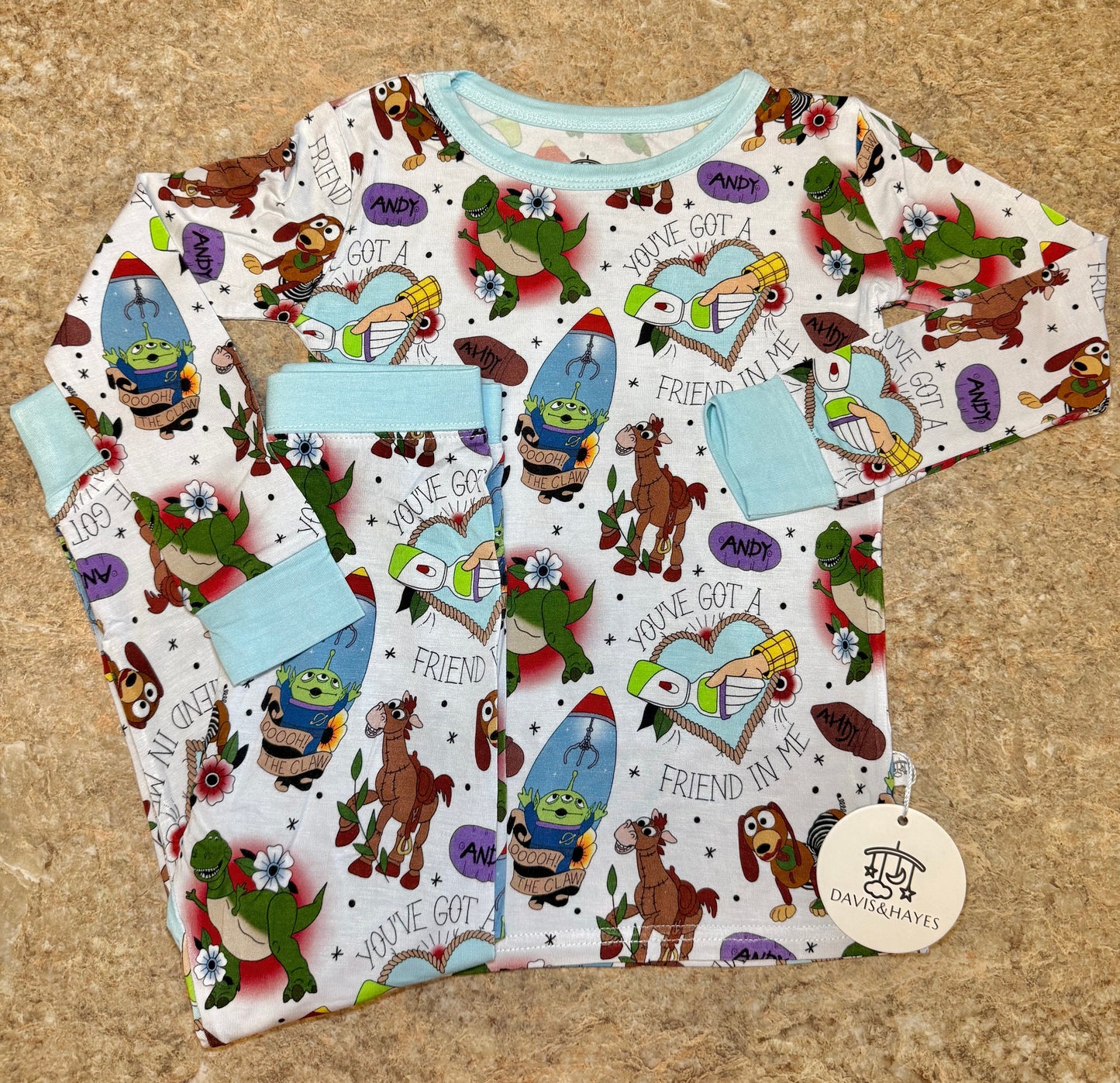 2Pc Long Sleeve & Pants Set